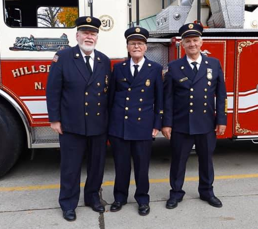 BCFHA Member Frank Gluckler honored for his 60 years of service to the Hillsdale Fire Department in Hillsdale, NJ    October 3, 2019
